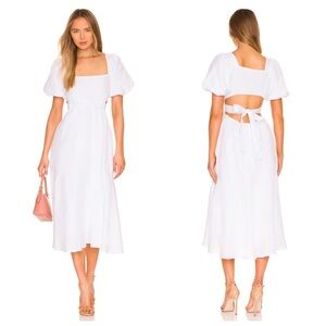 Astr The Label Angeles White Midi Dress